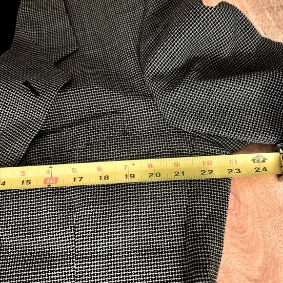 Riserva Luciano Franzoni Italy Wool Herringbone Notch Lapel Blazer Size 42R - Picture 7 of 16
